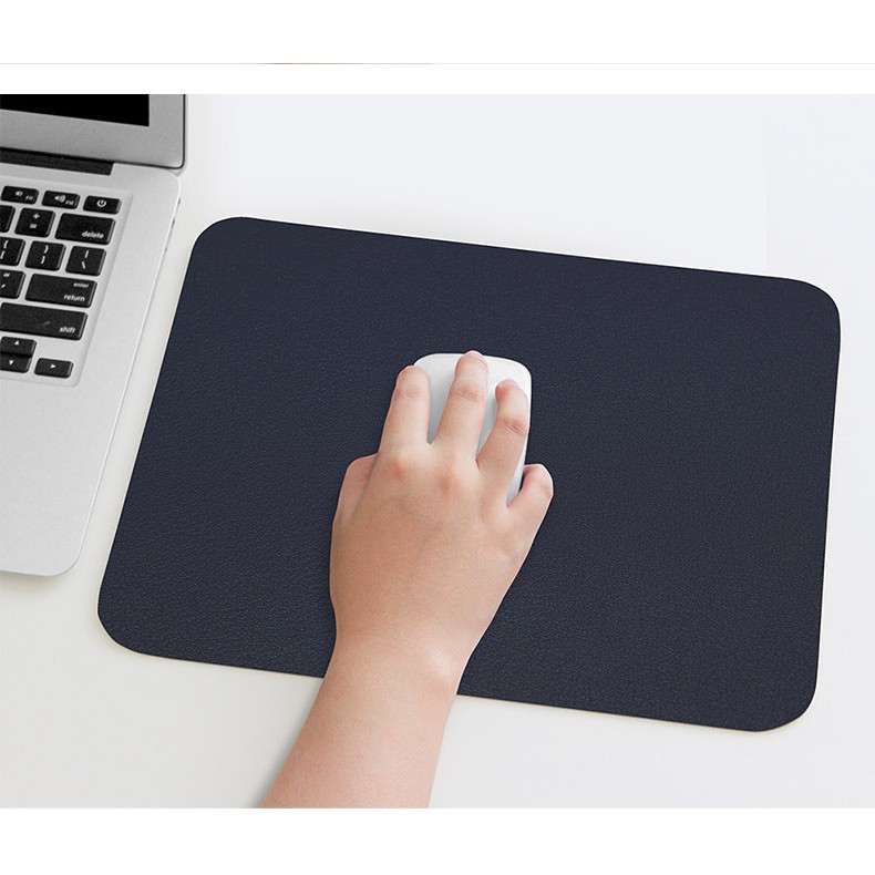 Miếng Lót Chuột Da 2 Mặt Loại To ( Mouse pad ) 40x30cm, Nhiều Mầu