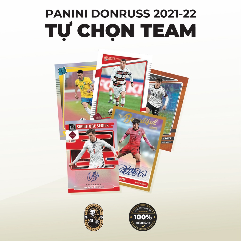 Panini Donruss Soccer Road To World Cup 2021-22 | Thẻ cầu thủ bóng đá chính hãng | The Lucky Cards