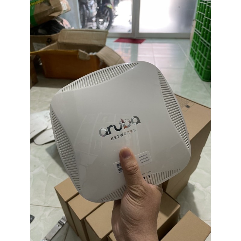 Combo bộ sản phầm Router Mikrotik 750Gr3 mới và Aruba 225 hàng qua sử dụng