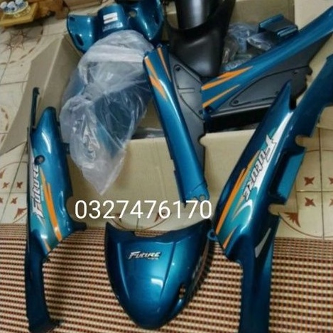 bộ nhựa dàn áo xe Future 1 màu xanh zin honda luôn tem
