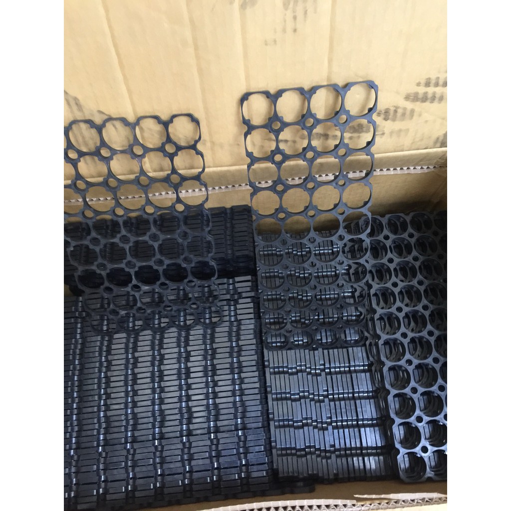 Khung nhựa giữ pin 3x5P 4x5p 4x10P 5x8P 6x12P 32650 32700