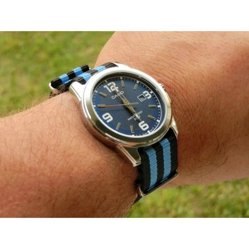 Đồng hồ nam dây kim loại Casio chính hãng Anh Khuê MTP-1314D-2AVDF