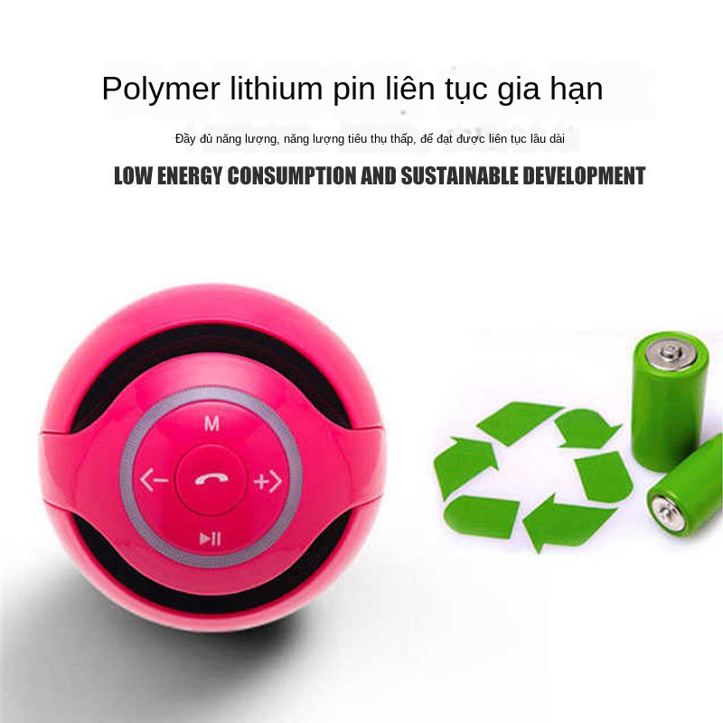 ۩Bộ sưu tập Trang chủ đầy màu sắc Loa siêu trầm Thẻ Bluetooth không dây nhỏ Máy tính di động Xe hơi phổ thông mini