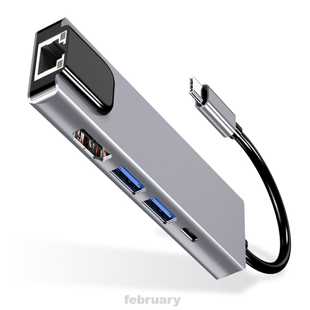 Bộ Chia Cổng Usb 3.0 Gigabit Ethernet 5 Trong 1 Cho Macbook | BigBuy360 - bigbuy360.vn