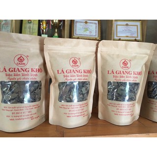 lá giang thiên nhiên sấy khô túi giấy 50g - thơm lừng
