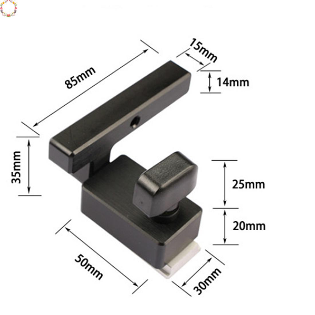 1 Phụ Kiện Chặn Đường Ray Bằng Kim Loại Siêu Bền Tiện Dụng Cho Chế Biến Gỗ