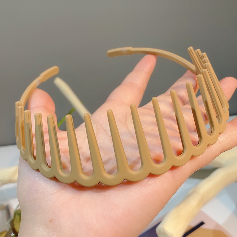 Băng Đô Màu Trơn Chống Trượt Thời Trang Hàn Quốc