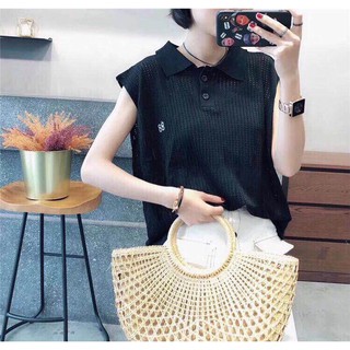 G30. 101. ÁO LEN SỌC CỔ BẺ