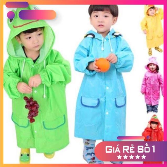 Áo mưa trẻ em xuất Nhật hình thú vui nhộn cho bé 2-7 tuổi