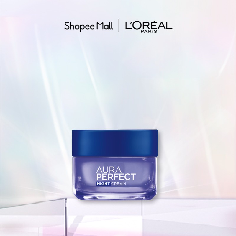 Kem dưỡng trắng da vitamin L'oreal Paris Aura Perfect ban đêm 50ml (Kem đêm)