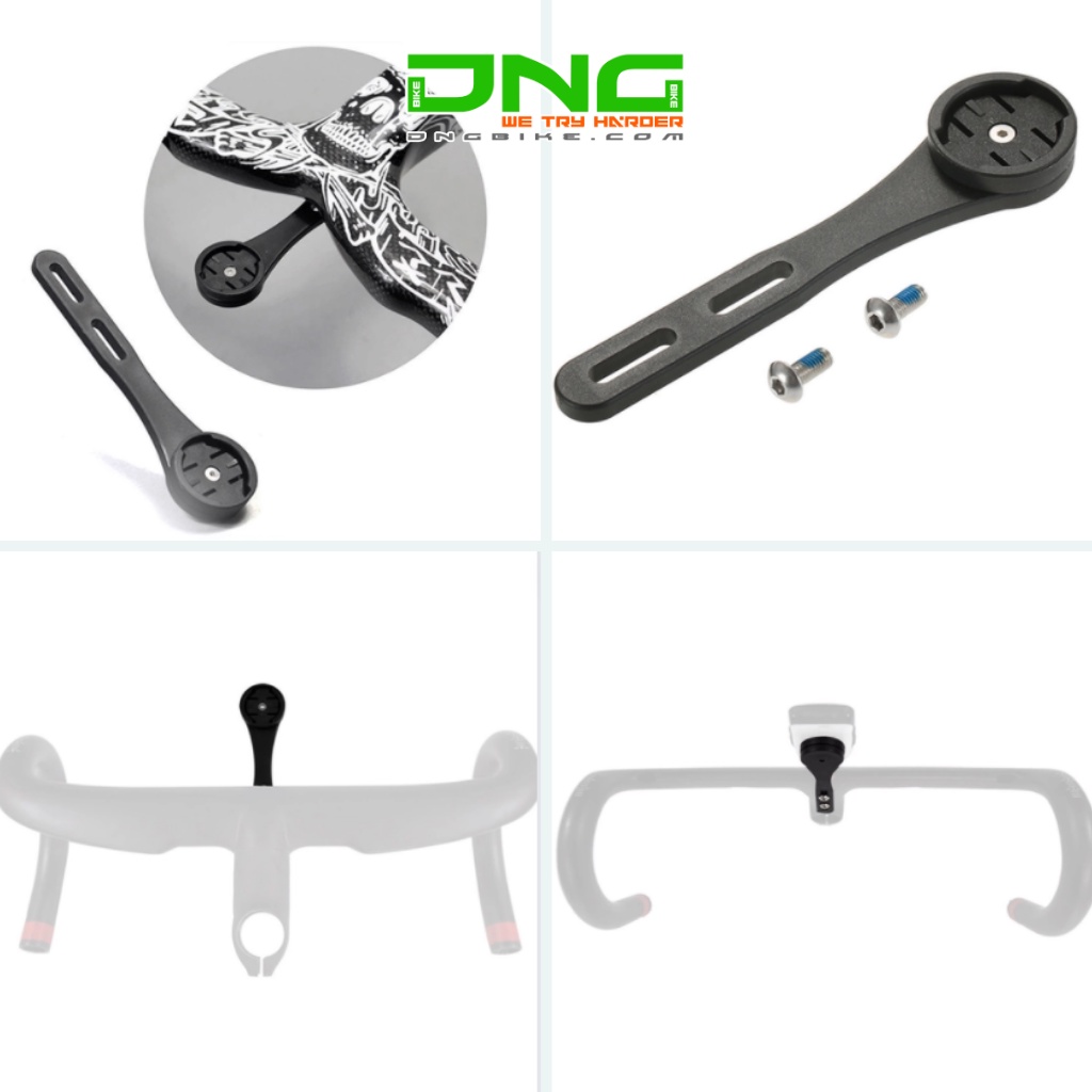 Giá bắt đồng hồ xe đạp gắn ghi đông liền pô tăng GARMIN