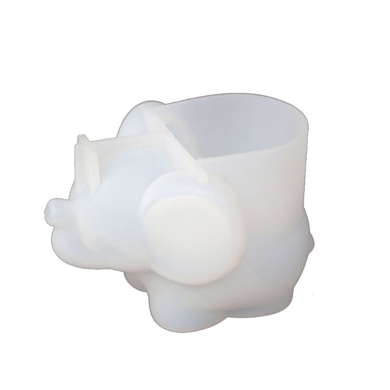 Khuôn Silicon Làm Giá Đỡ Trứng Hình Chú Voi Dễ Thương Nghệ Thuật