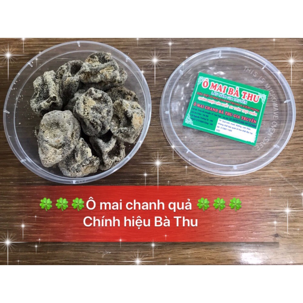 Ô mai chanh quả muối chính hiệu Bà Thu, đặc sản Hà Nội, dưỡng ho họng