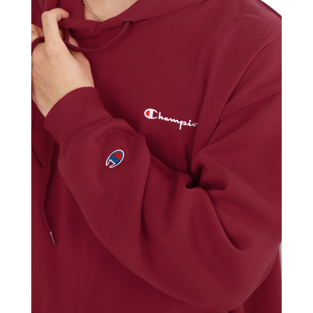 Áo Hoodie Champion Embroidered Logo Màu Đỏ | BigBuy360 - bigbuy360.vn