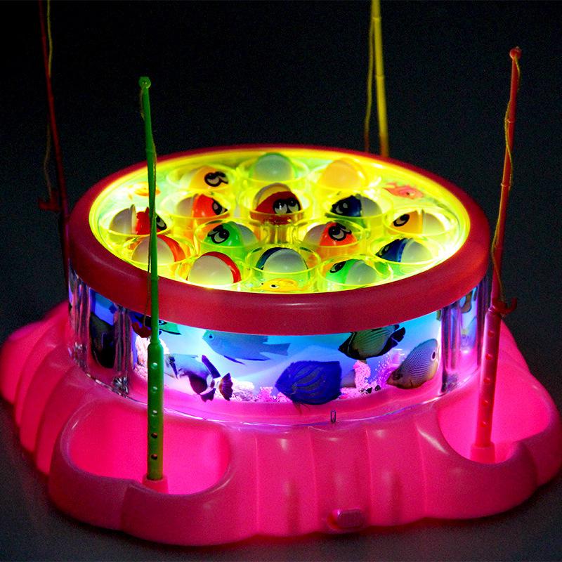 Children’s fishing and toy sets, electric magnetic fishing