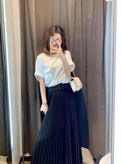 Bán sỉ chân váy xếp ly sll