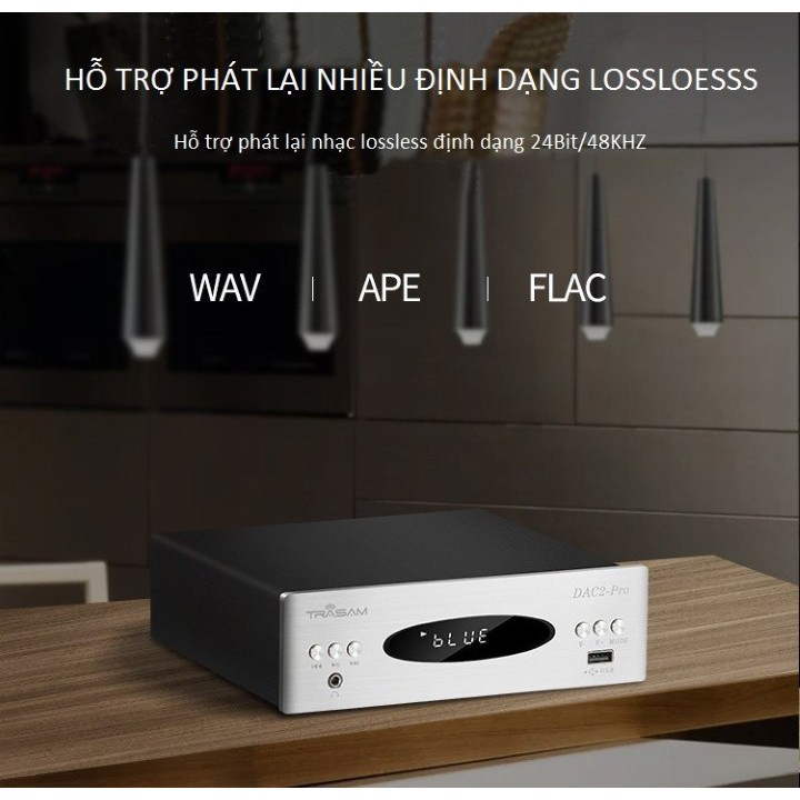 Bộ Dac Giải Mã Không Dây Trasam Dac 2 Pro Bản Nâng Cấp Của Trasam Dac2 Plus