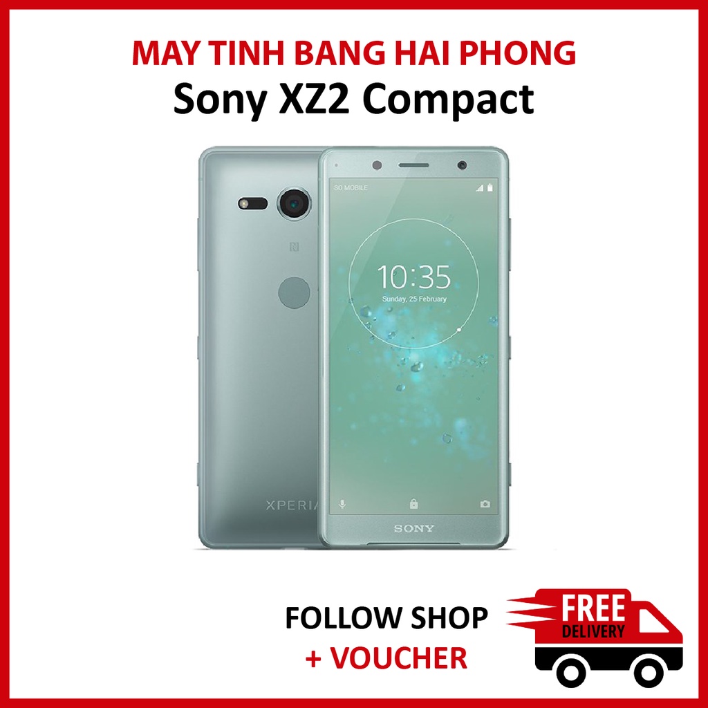 Điện thoại Sony XZ2 Compact ram 4GB chip snap 845 cấu hình khủng