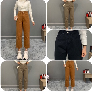 Quần kaki trơn,Quần Baggy Nữ KAKI Ống Suông Unisex co giãn trẻ trung năng động