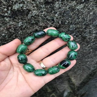  VÒNG TAY LU THỐNG RUBY NAM PHI 12LY