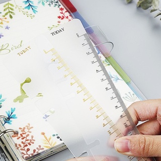 Thước Bookmark 6 lỗ cho sổ còng Planner A5/A6
