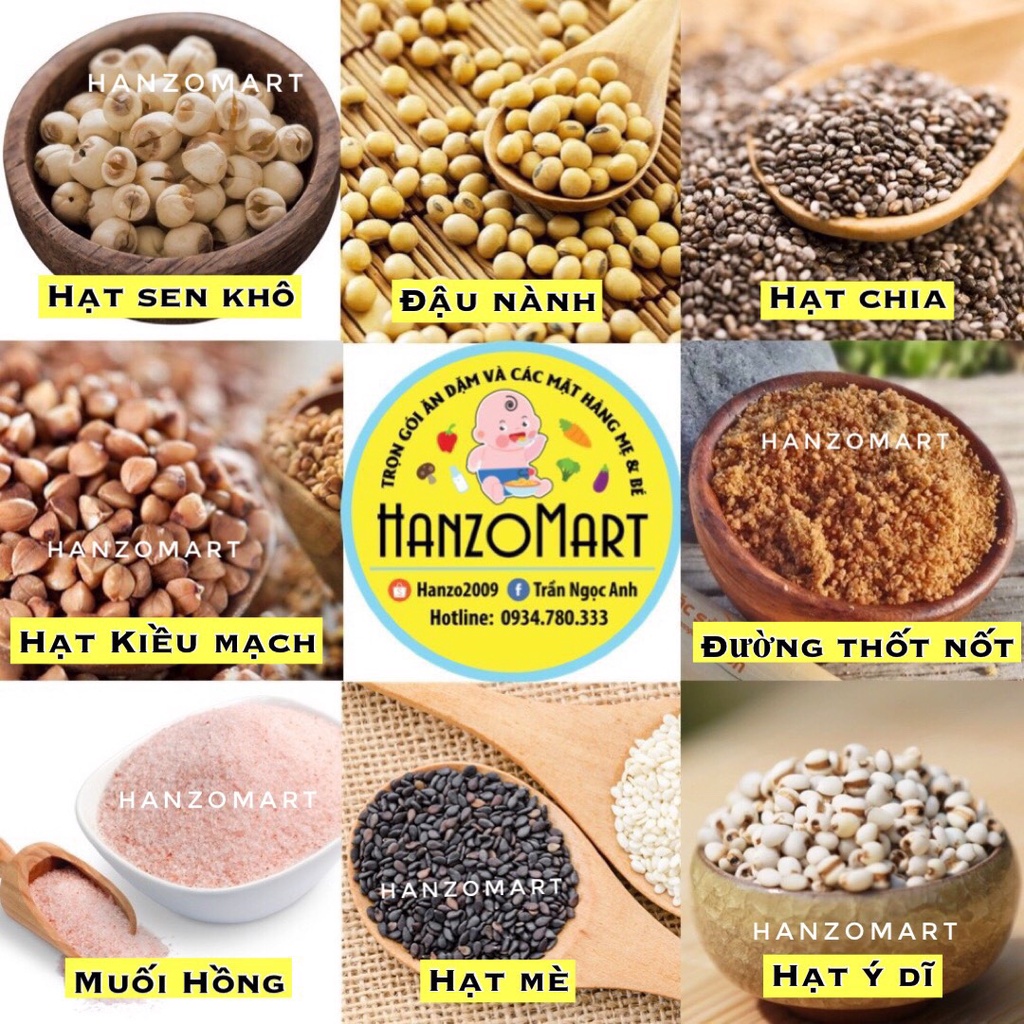 Hạt hướng dương/hạt bí/đậu nành/mè đen/kỷ tử/táo đỏ đậu hạt hữu cơ nấu sữa cho bé ăn dặm