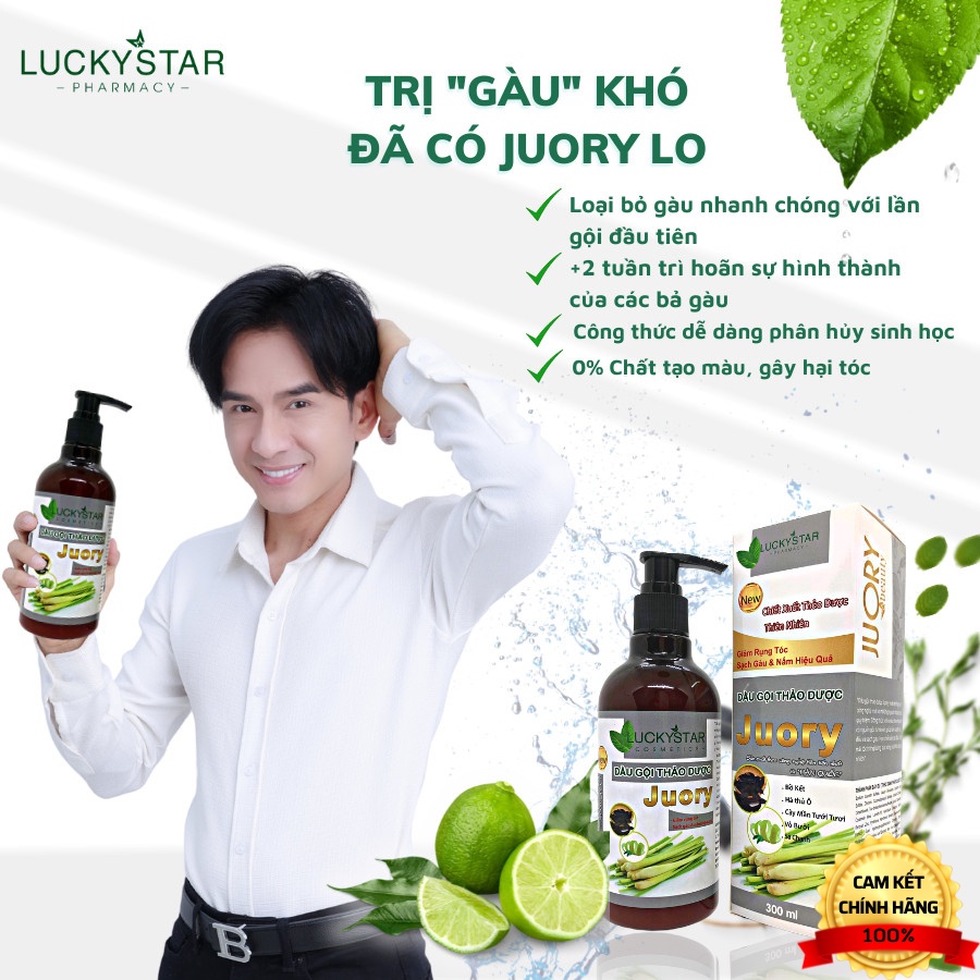 Dầu Gội Thảo Dược Lucky Star 300ml