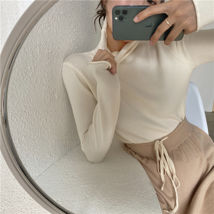 Áo len SUXI dài tay cổ lọ thời trang cho nữ