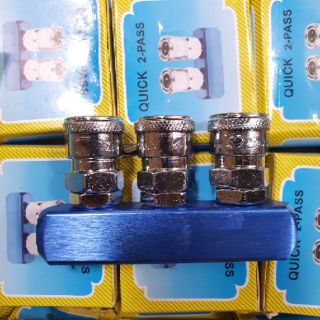 Đầu nối hơi thẳng chia 3