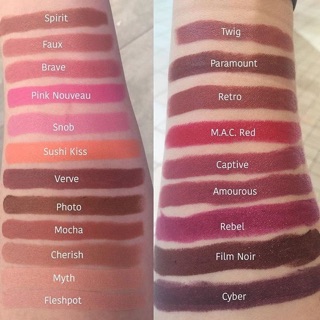 💄Son thỏi MAC vỏ đen truyền thống - Mỹ (Part 1)💄