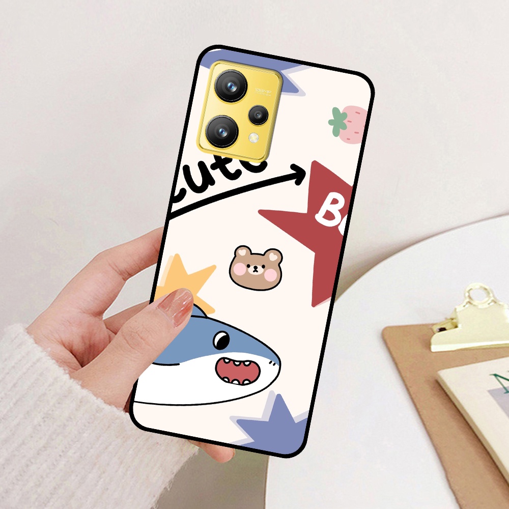 Ốp Realme 9 4G / 9i / 9 Pro in hình cá mập, khủng long dễ thương, cute (T01 - T06)