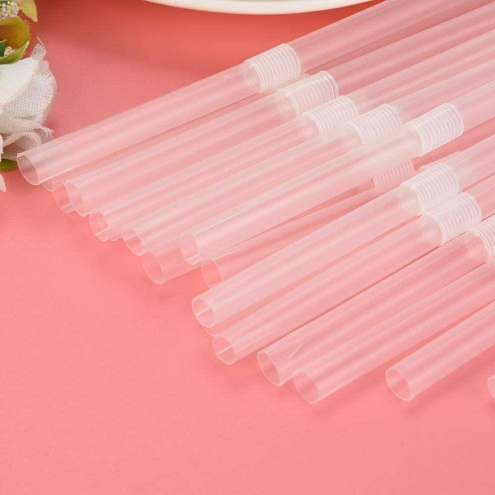 Set 100 Ống Hút Cong Trong Suốt Dùng Cho Tiệc Cưới