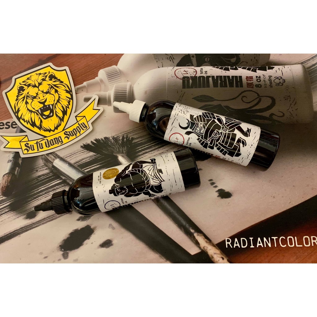 Harajuku Sumi mực xăm tattoo theo phòng cách xăm hình truyền thống của Nhật Bản