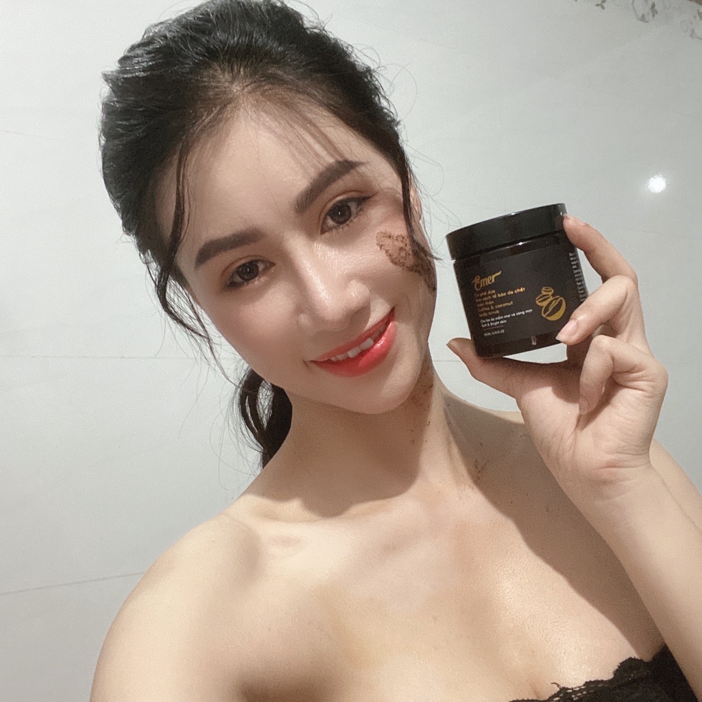 [Mã BMLTA50 giảm 10% đơn 150K] Tẩy tế bào chết body cà phê dừa Emer Garin 200ml cho da sáng mịn và đều màu hơn