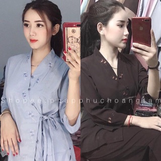 Đồ lam đi chùa # bà lai nhật kate