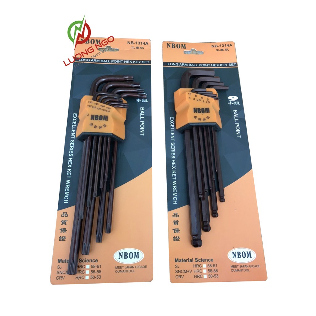Bộ lục giác KAPASI 9 cây hàng xịn nhật bản chính hãng