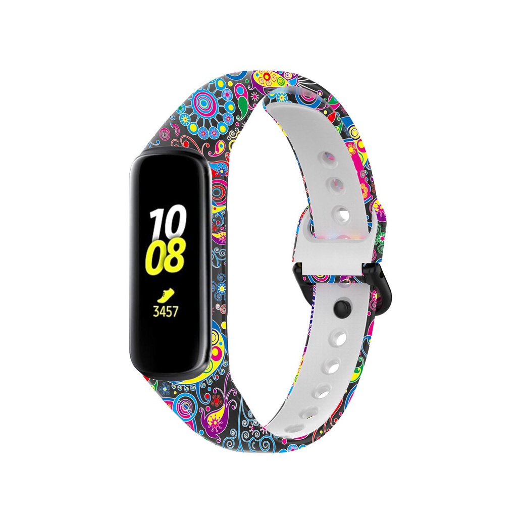 PEARLVN Dây Đeo Thay Thế Chất Liệu Silicon Màu Trơn Cho Samsung Galaxy Fit 2 SM-R220