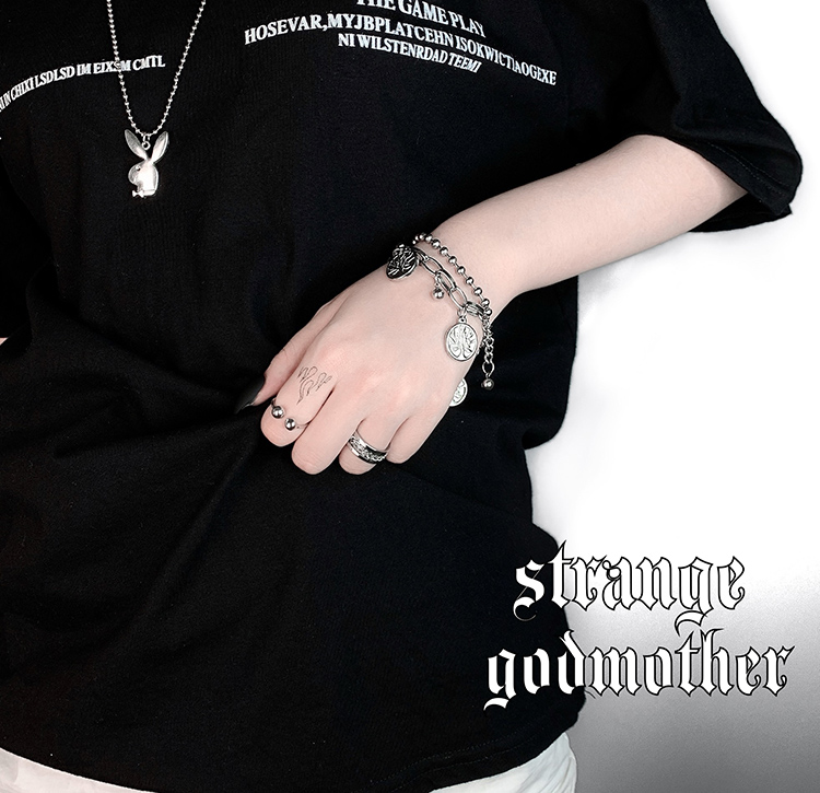 Vòng Tay đôi Phong Cách Hip Hop Thời Trang Hàn Quốc 01