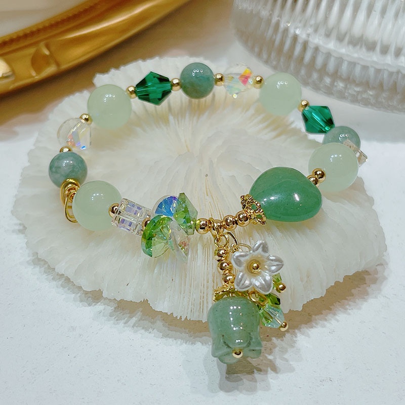 Vòng Đeo Tay Đính Đá Pha Lê Phong Cách Bohemian Dành Cho Nữ