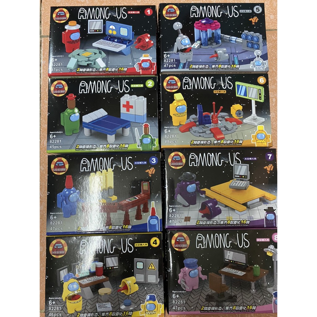 Lego Among us 48 miếng siêu đẹp