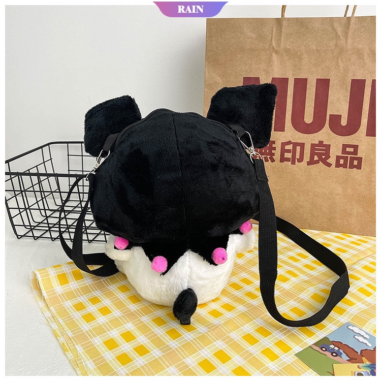 SANRIO Balo Đeo Vai Hình Cinnamoroll Kuromi Nhồi Bông Dễ Thương Cho Bé Gái