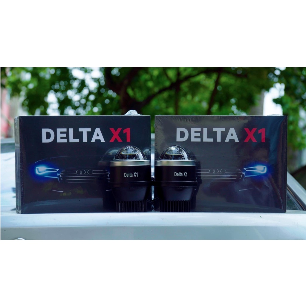 Bi led gầm 3 màu Delta X1 cho ô tô đủ chế độ pha/ cos, bảo hành 2 năm