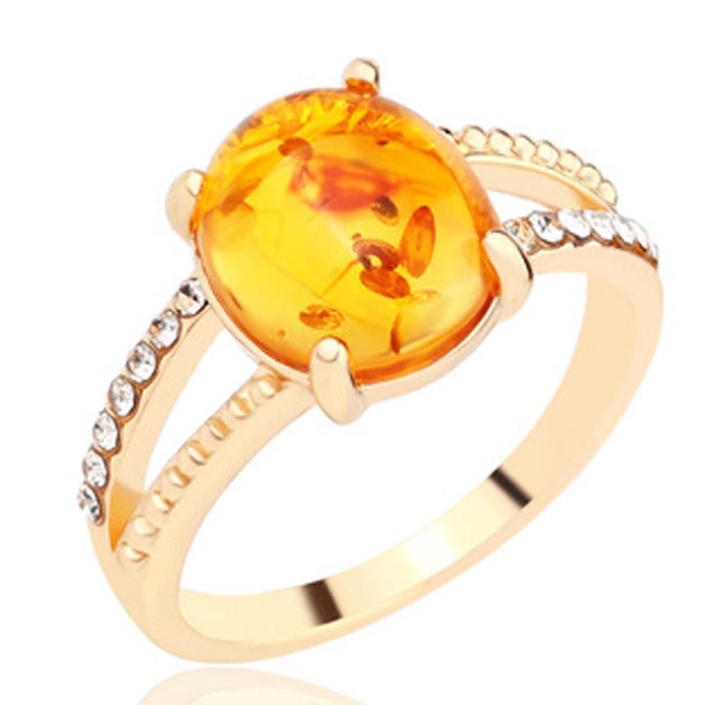 Nhẫn size 7-10 gắn đá trong suốt thời trang