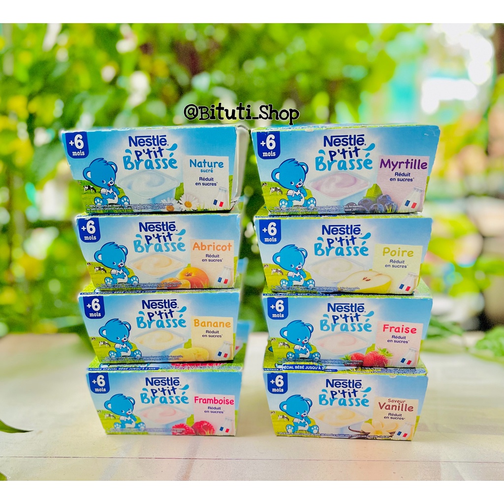 Sữa Chua Nguội Nestle Pháp đủ vị trái cây cho bé từ 6 tháng - Bituti Shop