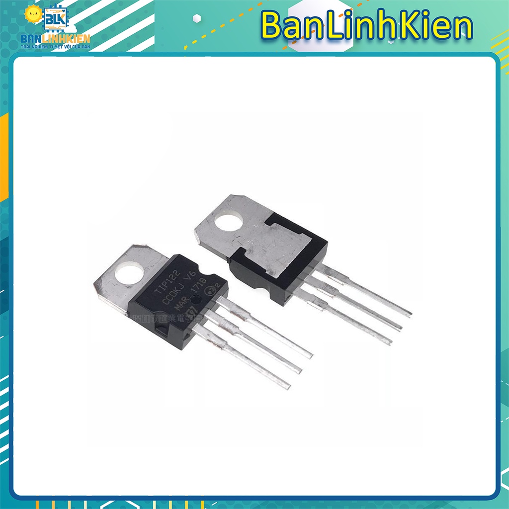 Transistor DarLingTon TIP121/ TIP122/ TIP127 To220 Linh kiện bán dẫn