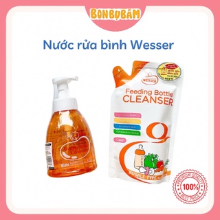 Nước rửa bình wesser chai/ túi 500ml