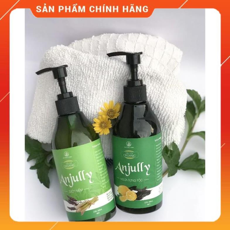 Hàng Cao Cấp Dầu Xả Organic Anjully Tóc Mượt Tự Nhiên Không Gây Bít Tắc