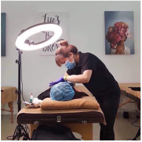 Đèn Livestream size 26 33 36 45 54cm và chân 2m1 Hỗ Trợ Chụp Ảnh Make up Trang Điểm quay tiktok, bán hàng