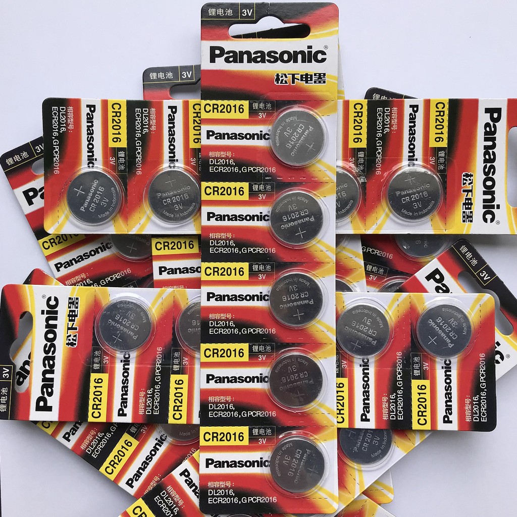 Pin PANASONIC CR2016 / CR2025 / CR2032 Tự Thay Cho Chìa Khóa Xe Hơi, Xe Máy, Cửa Cuốn, Đồng Hồ