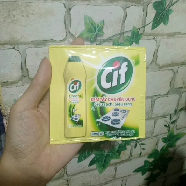 Kem Tẩy Chuyên Dụng Cif 20ml Đa Năng Siêu Sạch, Siêu Sáng